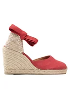 Espadryle damskie - Castañer Espadryle Carina/8/002 021642-604 Czerwony - miniaturka - grafika 1