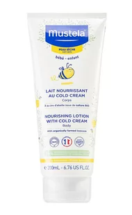 Mustela LABORATOIRES EXPANSCIENCE POLSKA SP. Z O.O. BEBE ENFANT Odżywcze mleczko do ciała z Cold Cream, 200ml - Balsamy i oliwki dla dzieci - miniaturka - grafika 1