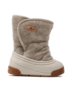 CMP Kozaki Eco Baby LAtu 3Q74822 Beżowy - Buty dla dziewczynek - miniaturka - grafika 1