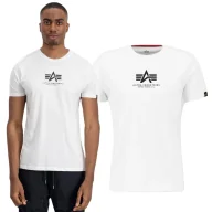 Odzież taktyczna i umundurowanie - Koszulka Alpha Industries Basic T ML 118533 09 - Biała 3XL - miniaturka - grafika 1