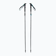 Kije trekkingowe - Komperdell Carbon FXP.4 Approach Vario Trekking Pole, black/blue 105-140cm 2021 Kijki 1942356-10 - miniaturka - grafika 1