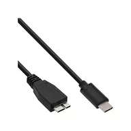 Kable USB - InLine Kabel USB USB C USB Micro-B M/M Czarny 1m 35721 - miniaturka - grafika 1