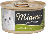 Mokra karma dla kotów - Miamor Pastete królik 85g puszka - miniaturka - grafika 1