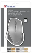 Myszki - Verbatim Mysz Deluxe, 1600DPI, 2.4 [GHz], optyczna, 8tl., bezprzewodowa, šedá, 2 ks AA - miniaturka - grafika 1
