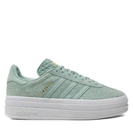 Sneakersy damskie - Sneakersy adidas Gazelle Bold IG4381 Zielony - miniaturka - grafika 1