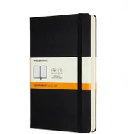 Artykuły biurowe - Moleskine 8058647628004 notatniki  klasyczna kolekcja Large/A5, w linie, większa liczba stron twarda okładka czarna - miniaturka - grafika 1