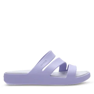 Klapki Crocs Getaway Strappy 209587 Fioletowy - Klapki i japonki damskie - miniaturka - grafika 1