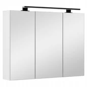 Szafki łazienkowe - Szafka łazienkowa z lustrem oświetleniem lampką led lustrzana wisząca 80 cm - miniaturka - grafika 1