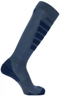 Salomon Skarpety Comfort W Copen Blue/Dark Denim C14447 - Skarpetki i podkolanówki sportowe - miniaturka - grafika 1