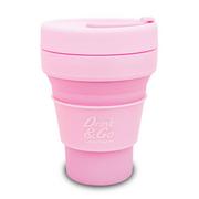 Kubki - Patio, kubek silikonowy 355 ml pastelowy powder pink - miniaturka - grafika 1