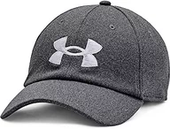 Czapki damskie - Under Armour Męska sportowa czapka, regulowana czapka z opaską przeciwpotową UA Blitzing Adj Hat szary Pitch Gray/Mod Gray Rozmiar uniwersalny 1361532-012-One Size Fits Most - miniaturka - grafika 1