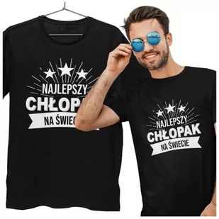 KOSZULKA NA WALENTYNKI PREZENT DLA CHŁOPAKA CHŁOPAK PROMIENIE - Walentynki - miniaturka - grafika 1