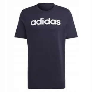 Koszulka męska adidas Essentials Single Jersey Linear Embroidered Logo Tee - Koszulki męskie Koszulka męska adidas Essentials Single Jersey Linear Embroidered Logo Tee - Koszulki męskie - miniaturka - grafika 1