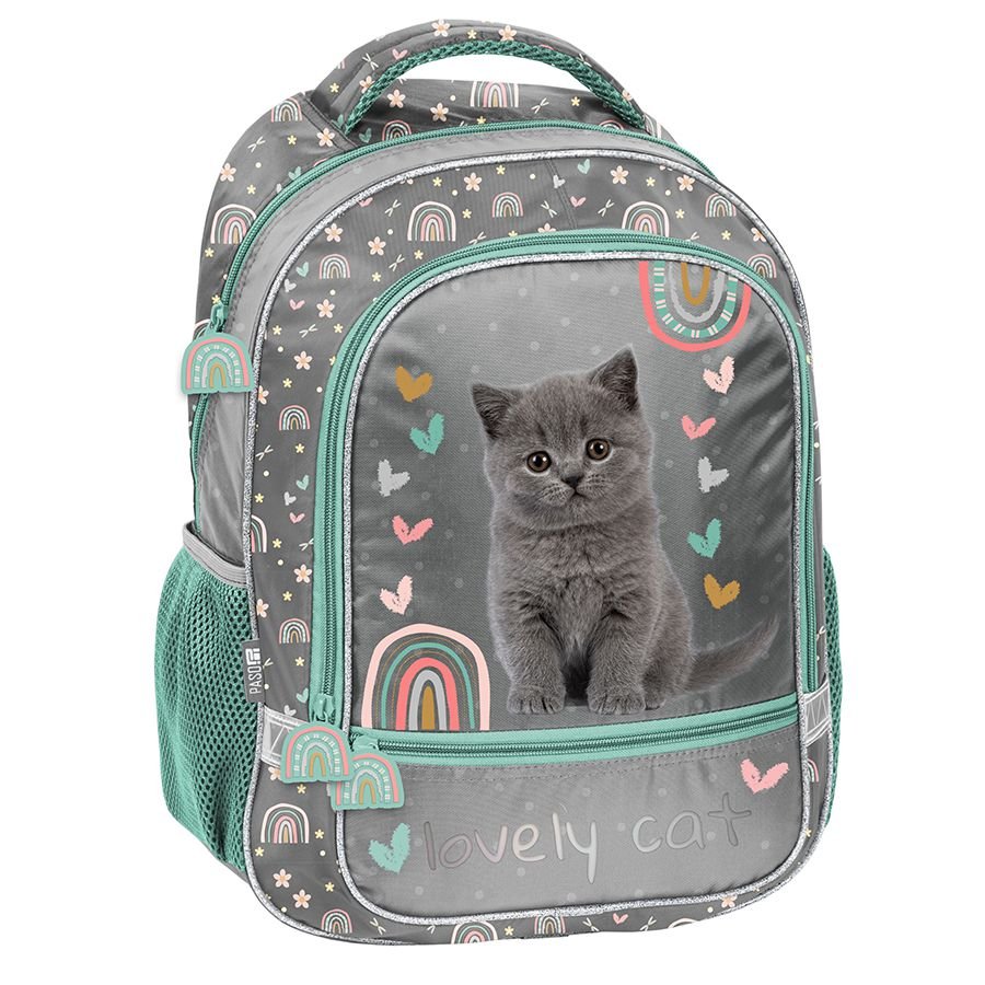 Plecak 2-KOMOROWY Lovely Cat PP26CS-260