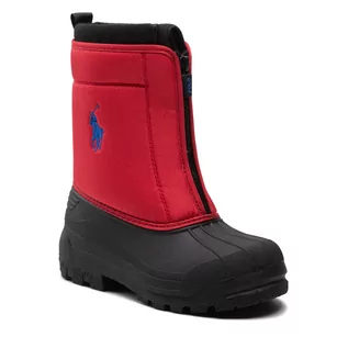 Buty dla dziewczynek - Śniegowce POLO RALPH LAUREN - Quilo Zip II RF103682 Red/Black/Royal - grafika 1