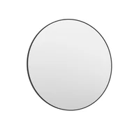 Lustra - Lustro łazienkowe okrągłe 80 cm Dia Krofam rama czarna 149-0311 - miniaturka - grafika 1