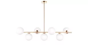 Lumina Deco Deco NOWOCZESNA LAMPA WISZĄCA MOSIĘŻNA FREDICA W7 LDP 6030-7 (GD) - Lampy sufitowe - miniaturka - grafika 1