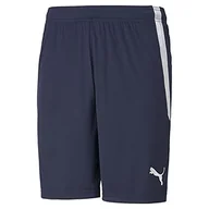 Spodenki męskie - PUMA PUMA Szorty męskie Teamliga Peacoat-Puma White 3xl 704924 - miniaturka - grafika 1