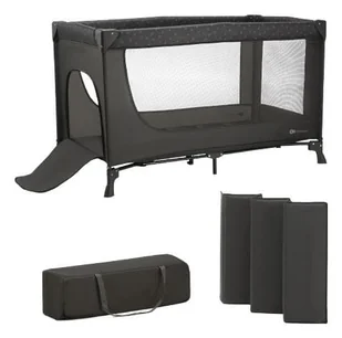 Kinderkraft JOY Light 2w1 ciemnoszary - Łóżeczka i kojce Kinderkraft JOY Light 2w1 ciemnoszary - Łóżeczka i kojce - miniaturka - grafika 1