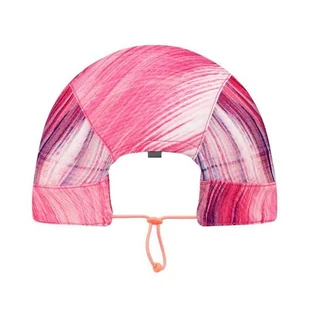 BUFF Czapka biegowa z daszkiem PACK RUN CAP Pixel Pink - Czapki i chusty sportowe męskie - miniaturka - grafika 2