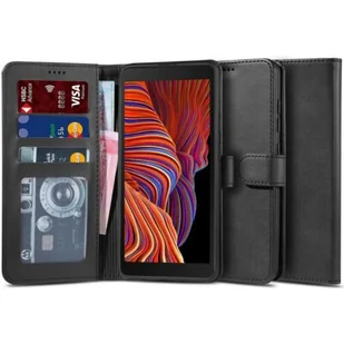 Tech-Protect Etui Wallet 2 do Samsung Galaxy Xcover 5 Czarny SAMSUNG GALAXY XCOVER 5 - Etui i futerały do telefonów - miniaturka - grafika 1
