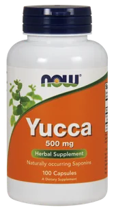 Now Foods Yucca - Korzeń Yukka 500 mg (100 kaps.) - Suplementy naturalne - miniaturka - grafika 1