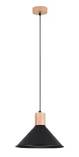 Czarna skandynawska loftowa lampa wisząca - A642 F9-H74 - Lampy sufitowe - miniaturka - grafika 1