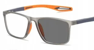 Okulary korekcyjne fotochrom sportowe pomarańczowe minusy -2.5 - Okulary korekcyjne, oprawki, szkła - miniaturka - grafika 1