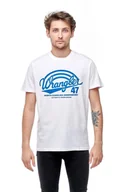 Koszulki męskie - WRANGLER SS AMERICANA TEE WHITE W7F6FK989 M - miniaturka - grafika 1