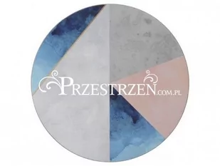 PODKŁADKI KORKOWE OKRĄGŁE MAŁE Geometric Palette - 12 cm - Obrusy i serwetki - miniaturka - grafika 1