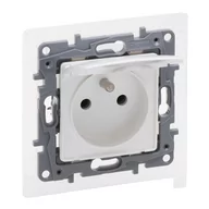 Gniazdka elektryczne - Legrand Gniazdo pojedyncze Niloe Selection 762337 z uziemieniem IP44 16A 250V~ z przesłoną zaciski śrubowe stal - miniaturka - grafika 1