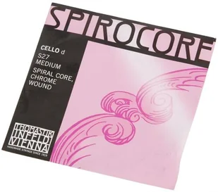 Thomastik Einzelsaite für Cello 4/4 Spirocore - D-Saite Spiralseilkern, Chrom umsponnen, mittel 641207 - Struny gitarowe  - miniaturka - grafika 1