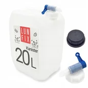 Kanistry - Kanister 20l zbiornik na wodę pojemnik baniak Hdpe z kranem kranikiem - miniaturka - grafika 1