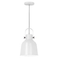 Lampy sufitowe - ActiveJet Lampa wiszaca biała AJE-LOLY White 1xE27 - miniaturka - grafika 1