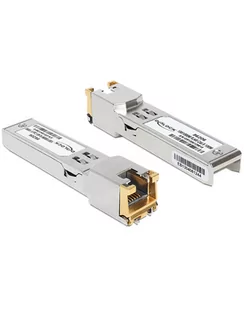 Delock Moduł SFP 1000BASE-T RJ45 10/1000Mbps (86206) - Pozostałe akcesoria sieciowe - miniaturka - grafika 1