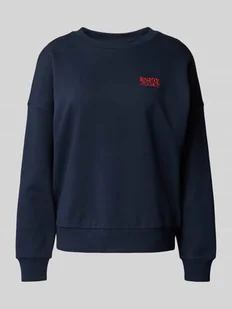 Bluza o kroju regular fit z czystej bawełny - Bluzy damskie - miniaturka - grafika 1