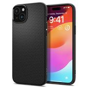 Etui i futerały do telefonów - Spigen Liquid Air do iPhone 15 Plus matte black - miniaturka - grafika 1