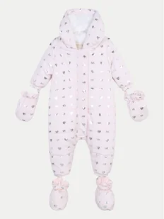 MICHAEL KORS KIDS Kombinezon zimowy R30136 Różowy Regular Fit - Kombinezony dla dzieci - miniaturka - grafika 1