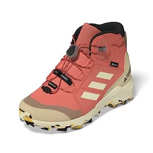 adidas Terrex Gore-Tex Hiking, Shoes-Mid (Non-Football) Unisex-Dla dzieci i młodzieży, Pomarańczowy Coral Fusion Wonder White Core Black, 39 2/3 EU - Buty dla chłopców - miniaturka - grafika 1
