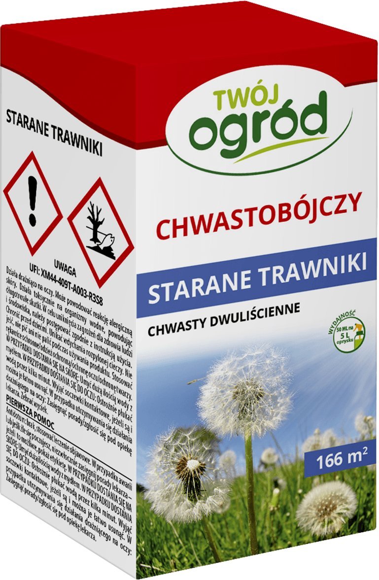 Starane Trawniki fluroksypyr, chlopyralid, MCPA Twój Ogród - środek chwastobójczy 50ml