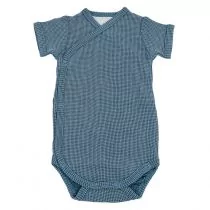Body dla niemowląt - Lodger Body kopertowe niemowlęce krótki rękaw bawełniane niebieskie Ciumbelle Dragonfly rozm. 74 - grafika 1