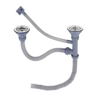 Syfony - Leziter Syfon do zlewozmywaka 2-komorowego - miniaturka - grafika 1