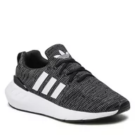 Buty sportowe damskie - Adidas Buty Swift Run 22 J GW8176 Cblack/Ftwwht/Grefiv - miniaturka - grafika 1