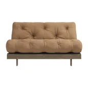 Sofy i kanapy - Jasnobrązowa rozkładana sofa 140 cm Roots – Karup Design - miniaturka - grafika 1