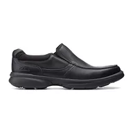 Klapki i japonki męskie - Clarks Męskie klapki Bradley Free Slipper, Blk Tumbled Lea, 42,5 EU, Blk Tumbled Lea, 42.5 EU Weit - miniaturka - grafika 1
