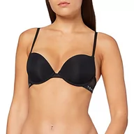 Biustonosze - Tommy Hilfiger Biustonosz damski typu push-up, czarny (black 990), 70B - miniaturka - grafika 1