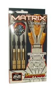 Harrows Rzutki do dart steeltip Matrix Top Brass Matrix 20g 20g uniw 917 917 - Dart - miniaturka - grafika 1
