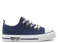 Buty dla dziewczynek - Buty dziecięce Big Star KK374046 BIG KIN Niebieskie - miniaturka - grafika 1
