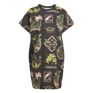 Damska Sukienka ADIDAS FARM T DRESS JL7004 – Czarny - Sukienki - miniaturka - grafika 1