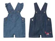 Spodenki dla niemowląt - Lupilu Spodnie ogrodniczki niemowlęce z biobawełny - miniaturka - grafika 1